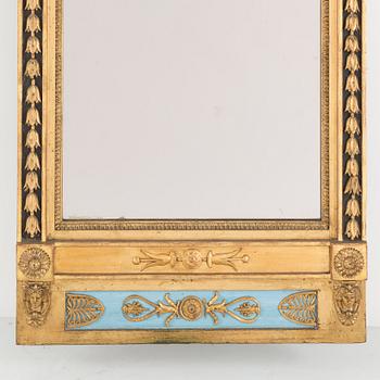 An early 19th century late Gustavian mirror.