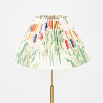 Josef Frank, a model 2148 brass floor light, Svenskt Tenn.