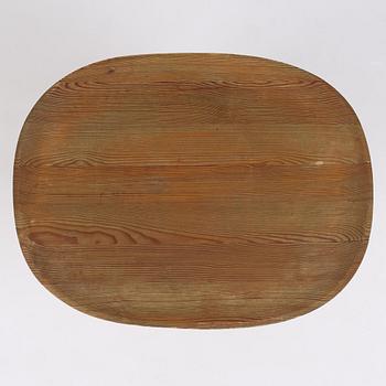 Axel Einar Hjorth, a stained pine "Utö" table, Nordiska Kompaniet, Sweden, 1930s.