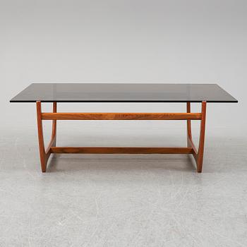 An 'Arabesk' rosewood coffee table, Wards Ateliéer, Tibro, circa 1965.
