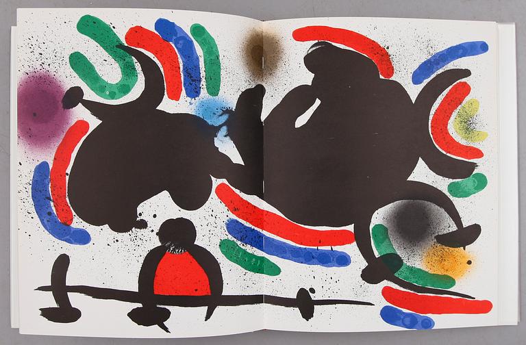 BOK: Joan Miró Lithographe I, Michel Leiris, Fernand Mourlot, Mazo & Cie, Paris 1972. Litographie.