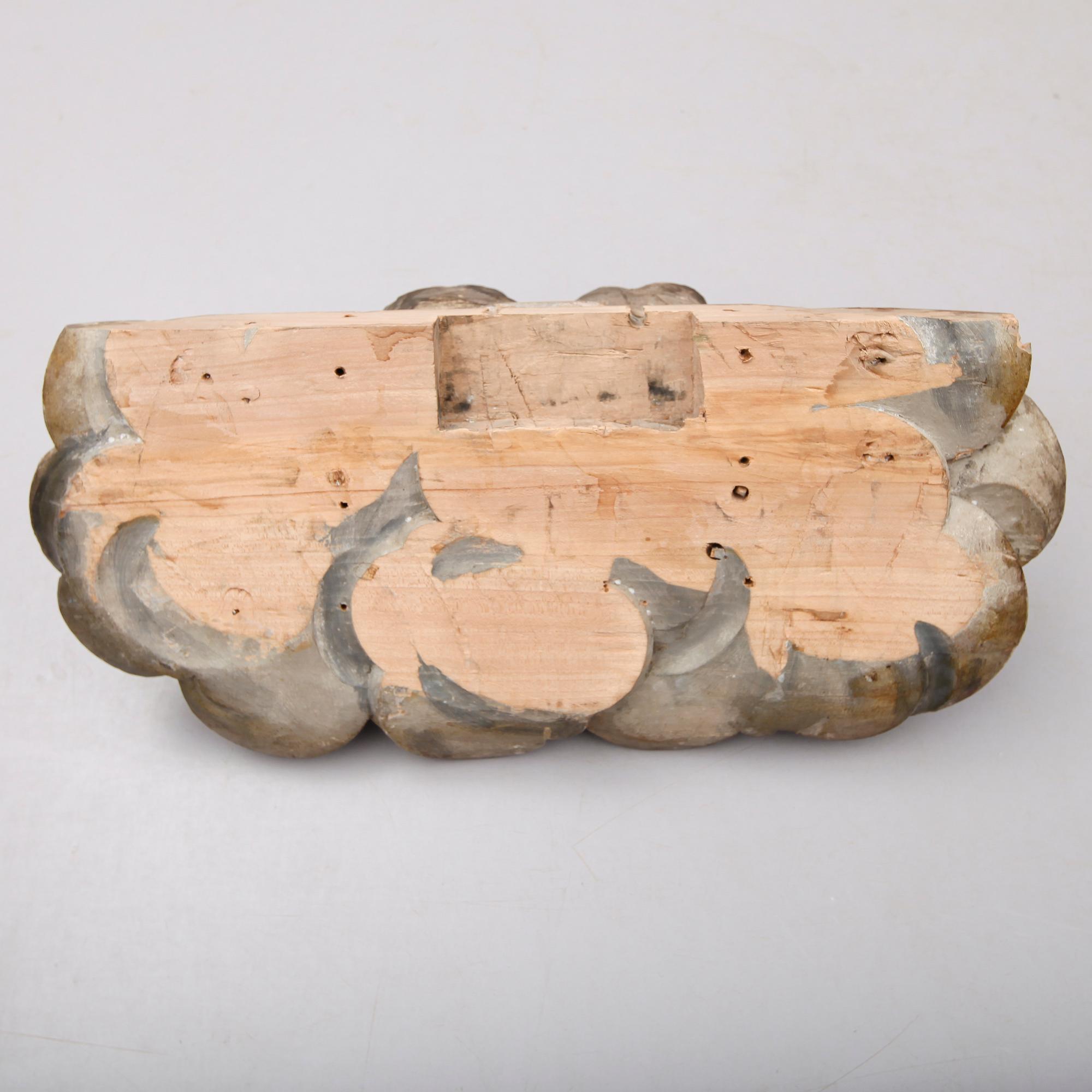 SKULPTUR, skuret trä, barockstil, 1700-/1800-tal.