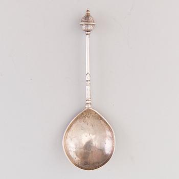 SKED, silver, oidentifierad silversmed, 1600-tal.