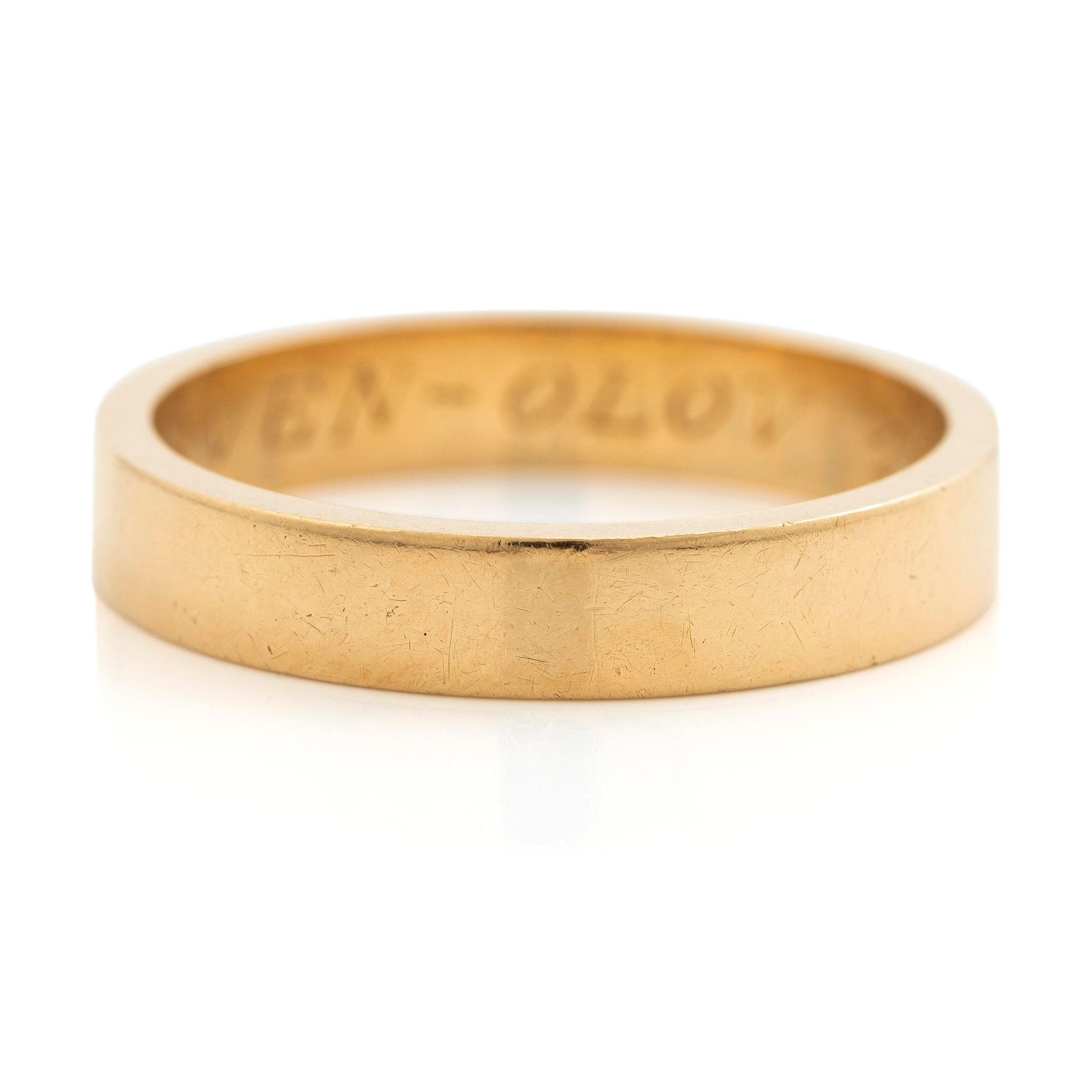 Wiwen Nilsson, a ring, 18K gold, Lund 1956.