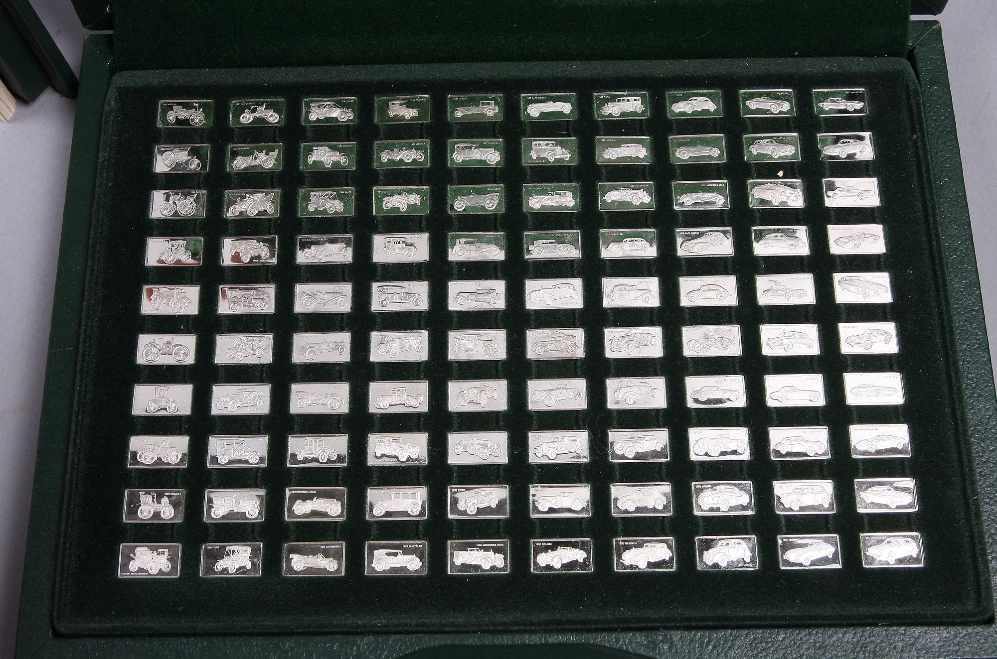 MINIATYRER, 100 st. Sterling silver. Franklin Mints.