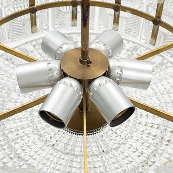 Carl Fagerlund, taklampa, Orrefors, 1900-talets andra hälft.