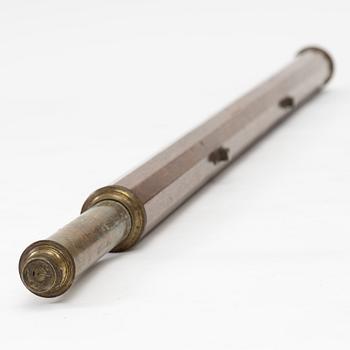 A telescope, by Nairne, London, 18th century.
