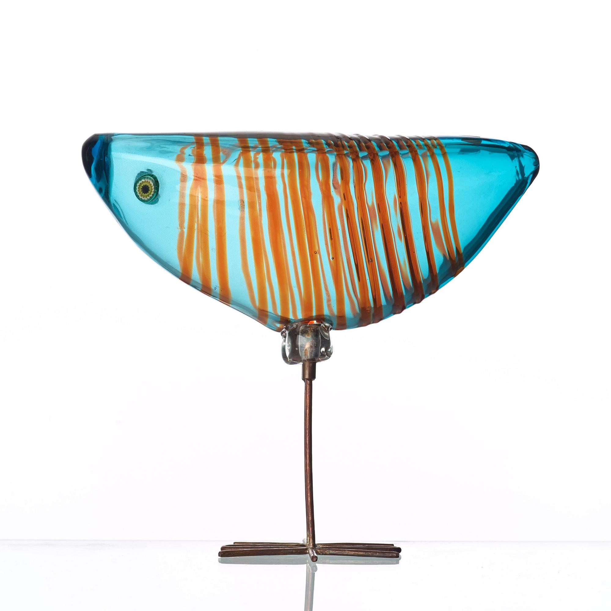 Alessandro Pianon, a 'Pulcino' glass bird, Vistosi, Italy 1960's.