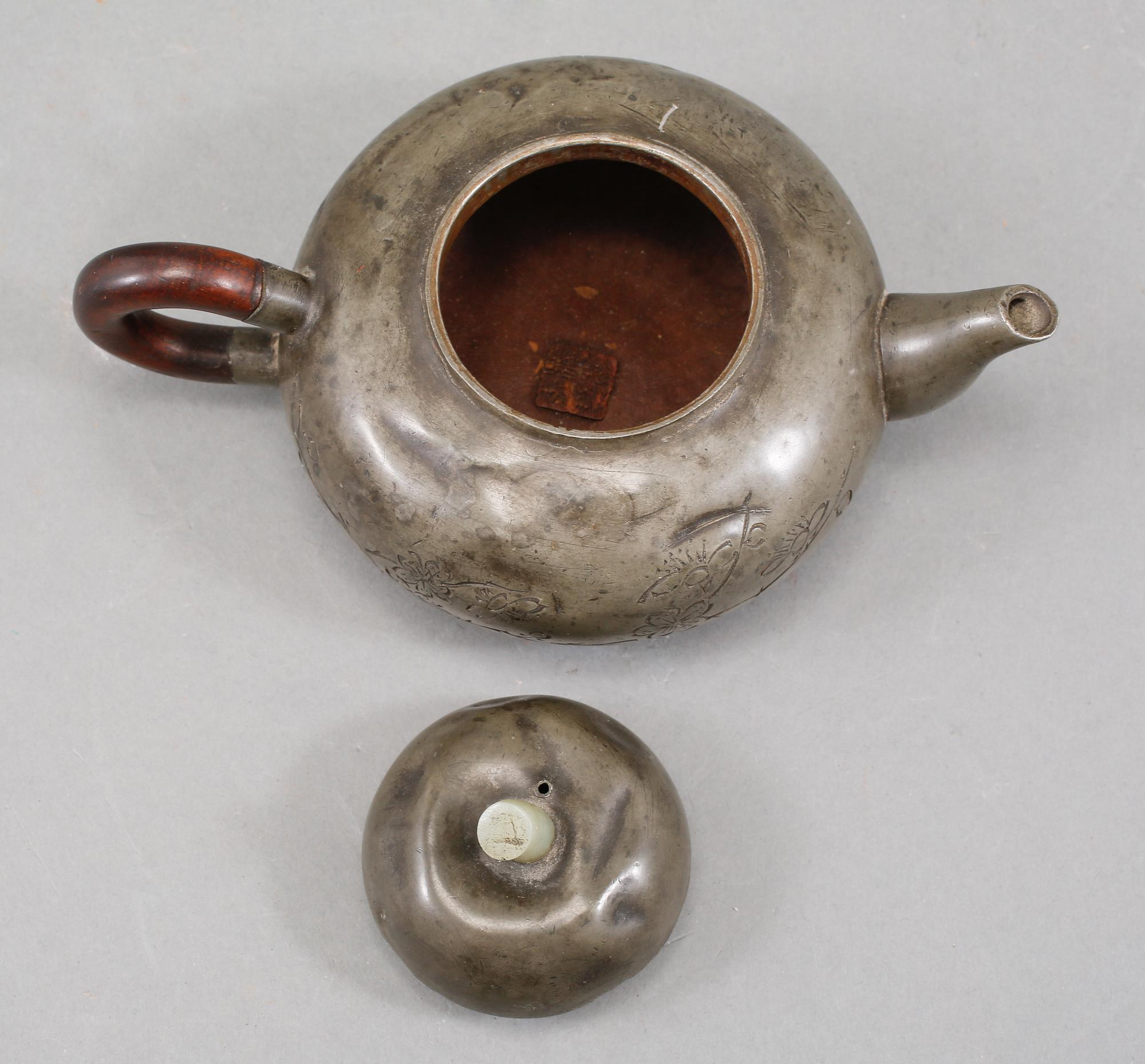 TEKANNA, tenn, orientalisk, omkring 1900.