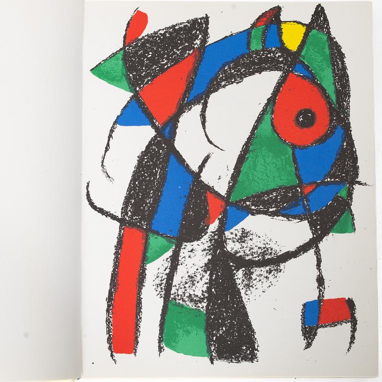 Joan Miró, Böcker 2 st, "Samlade litografier I-II", numrerade 120/300.