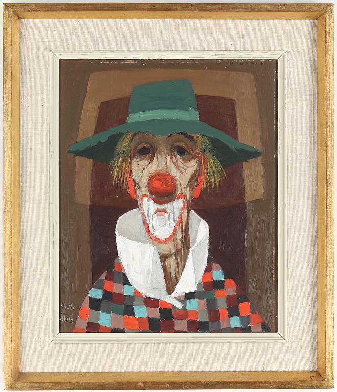 PELLE ÅBERG, olja på pannå, signerad.