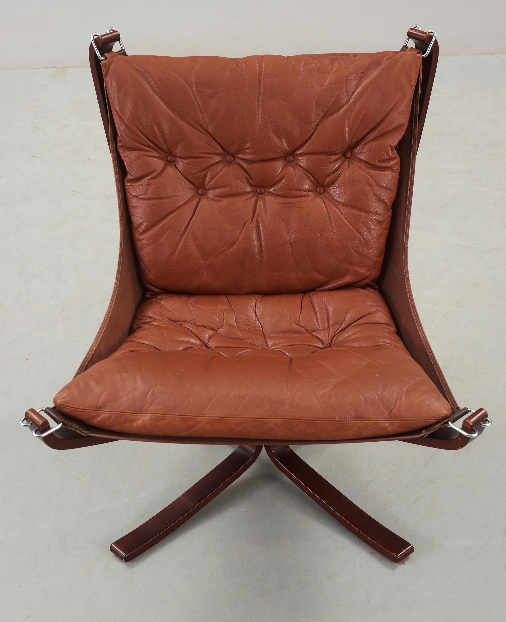 FÅTÖLJ, "Falcon chair", Sigurd Russel, Vatne möbler, 1970-tal.