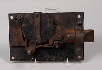 LÅS, järn, 1600/1700-tal.