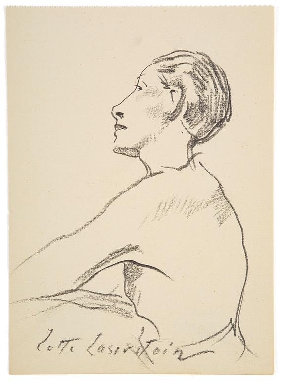 Lotte Laserstein, Traute in profile.