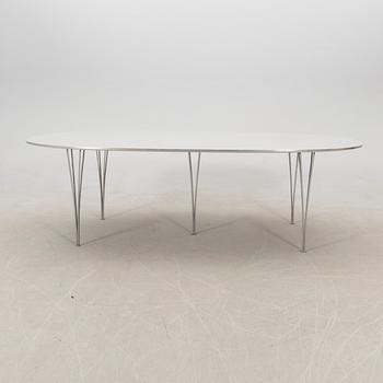 Bruno Mathsson & Piet Hein, table "Superellipse" for Fritz Hansen Denmark 1980s.