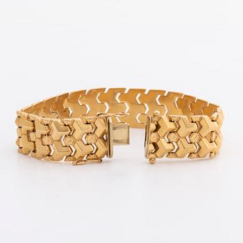 ARMBAND 18K guld, 25,4 g.