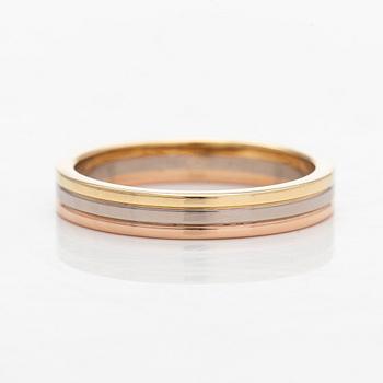 Cartier, ring, "Vendôme Louis Cartier", 18K trefärgsguld.