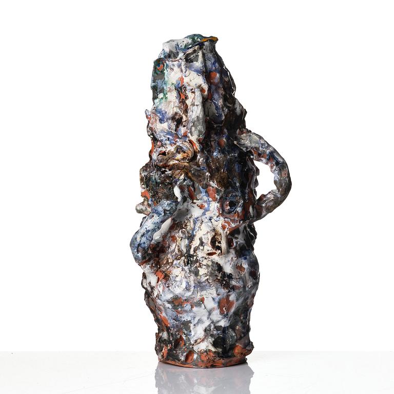 Xavier Toubes, vase, “Flowers 6”, own studio, Chicago, 2014.