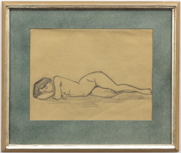 Ivan Aguéli, Reclining model.