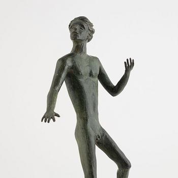 Carl Milles, after, a bronze sculpture.