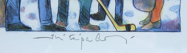 JUSSI TAPIEMÄKI, litografi, sign o numr.