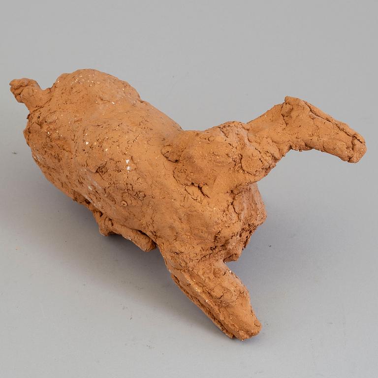 ASMUND ARLE, Sculpture, terracotta, signed A. arle and dated -71.