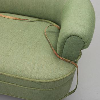 SOFFA, "Hemmakväll" Carl Malmsten, omkring 1900-talets mitt.