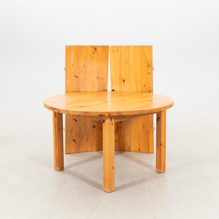 Sven Larsson dining set, 5 pcs, 1970s.