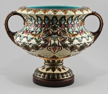 HÄNKELURNA, majolika, Rörstrand, omkring år 1900.