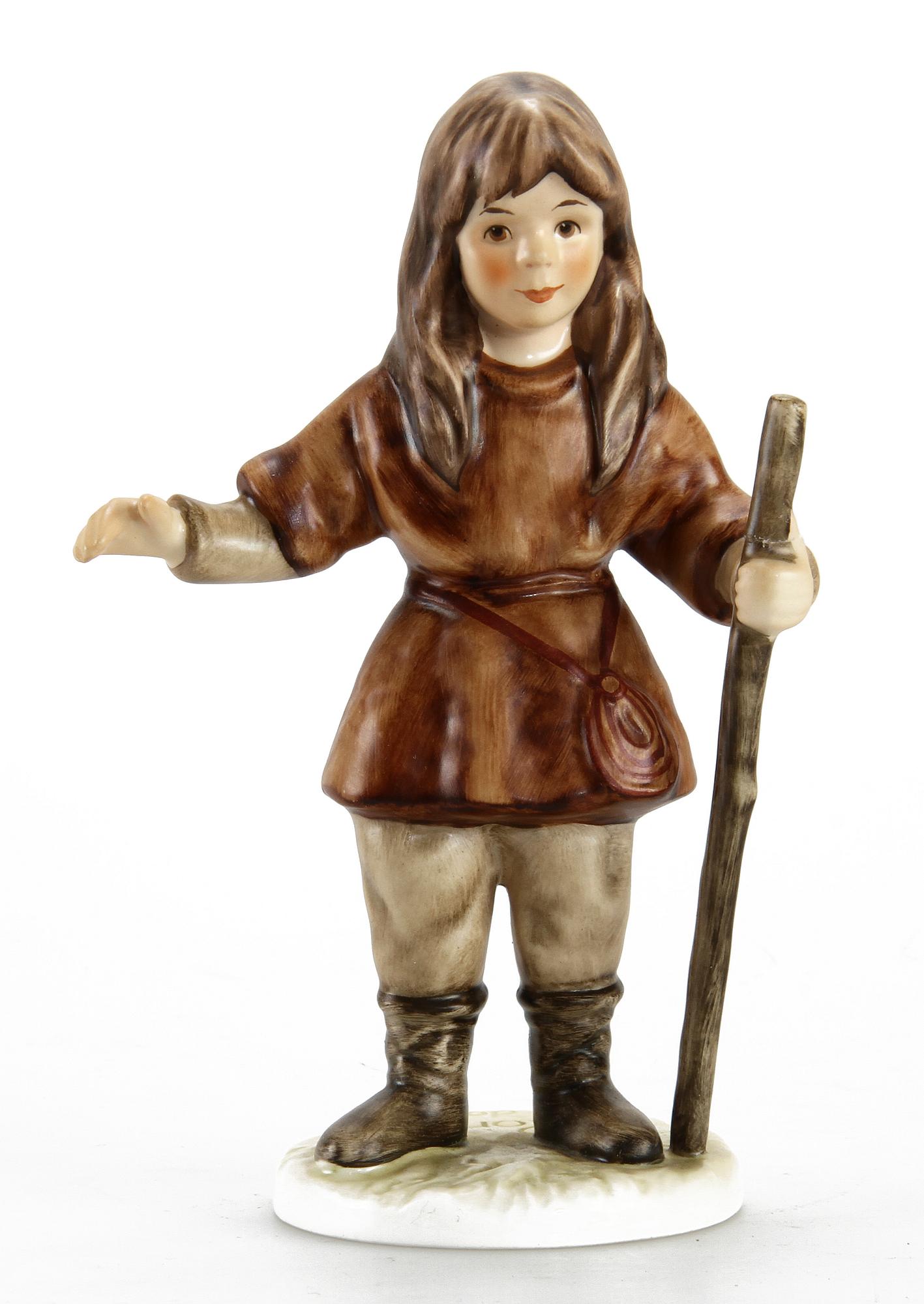 FIGURINER, 8 st, porslin, "Astrid Lindgren", Goebel.