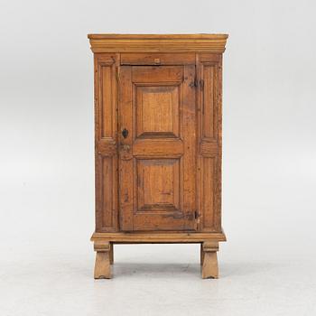A pinewood cabinet, 18th Century.