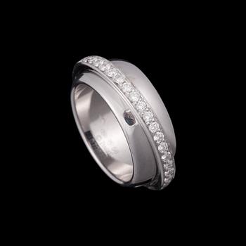 491. Piaget, A RING, 18K white gold, diamonds. Piaget. Weight c. 16.9 g.