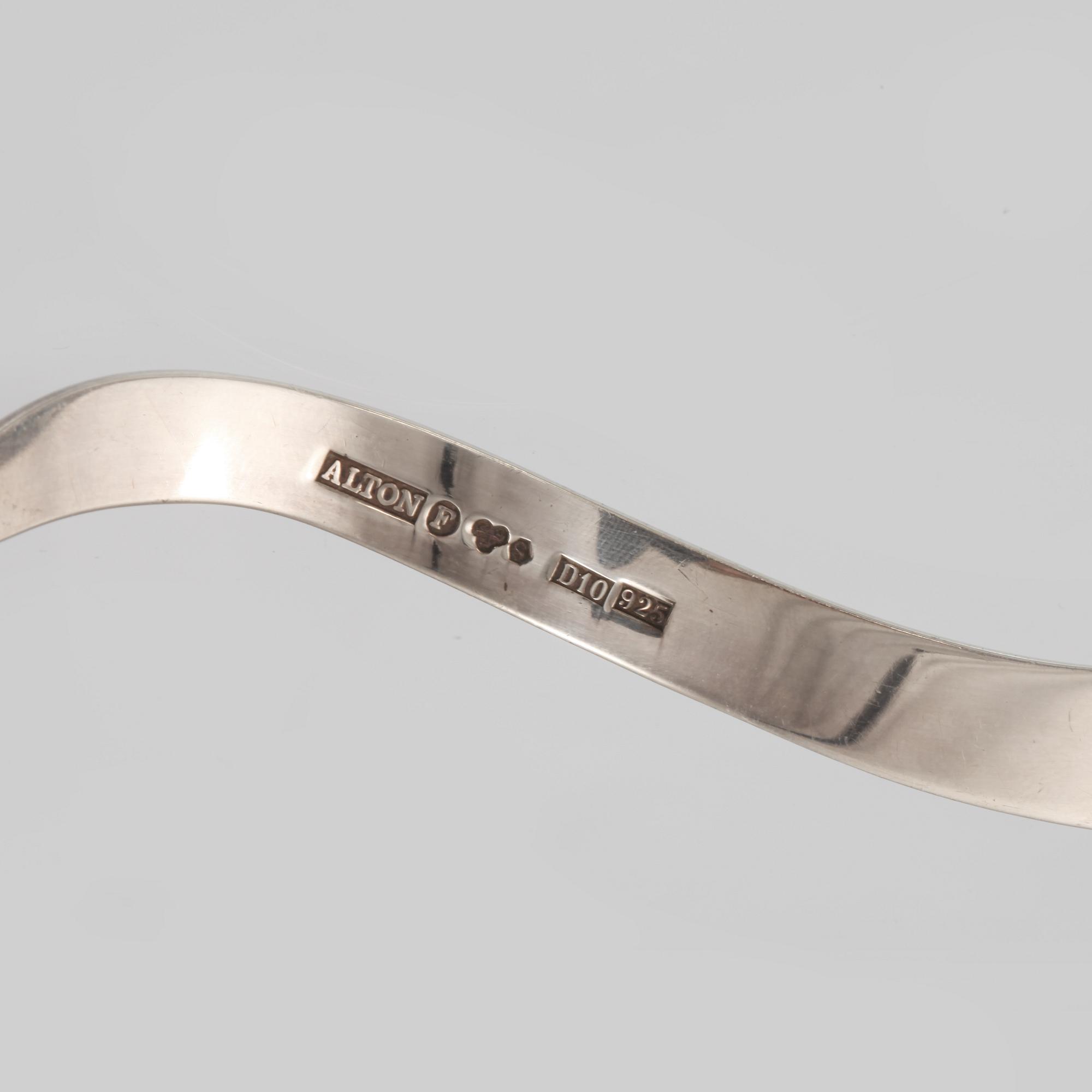 COLLIER, sterlingsilver, Karl Erik Palmberg för Alton, Falköping, 1978. Vikt 48,7 gram.