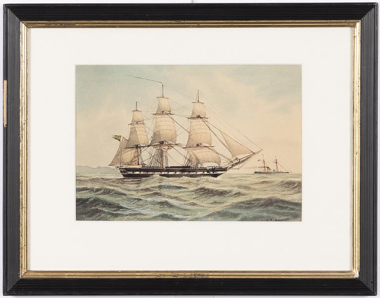 K. E. Svensson, Fregatten "Norrköping".