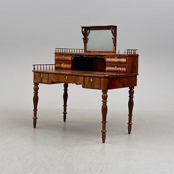 WRITING DESK / DRESSING TABLE, mid 19th century.