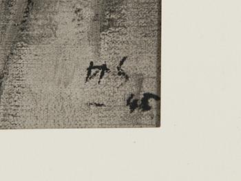 Helene Schjerfbeck, Kansio, jossa 42 reproduktiota, numeroimaton, Nordisk Rotogravyr, Stockholm, 1945.