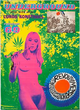Sture Johannesson, "The Underground will take over Lunds Konsthall February 69".
