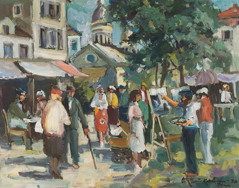 Orvo Raatikainen, Market Scene.