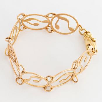 18K gold braclet, ' La Scala'.