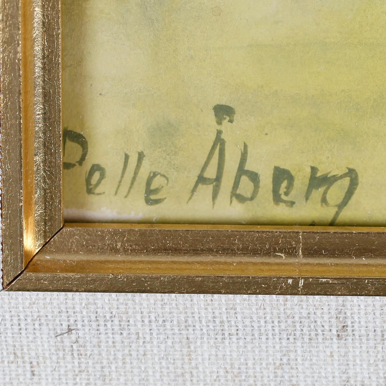 PELLE ÅBERG, blandteknik, signerad.