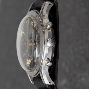 Heuer, "Pre-Carrera", "Gilt dial", chronograph, ca 1960.