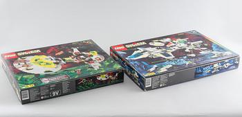 LEGO, "Interstellar starfighter" 6979 and "Explorien starship" 6982, Denmark, 1990s.