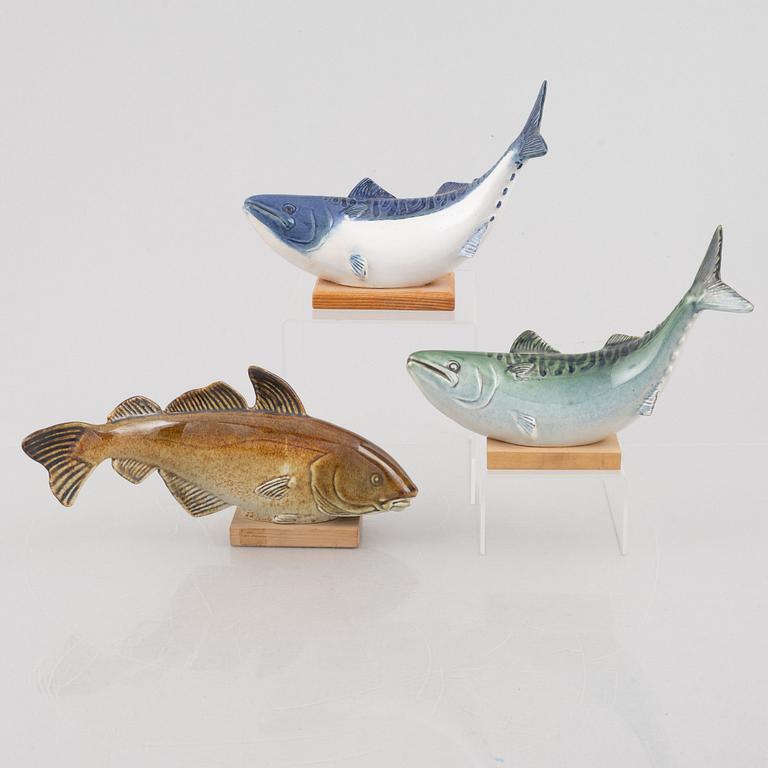 Sven Wejsfelt, three stoneware figurines, Gustavsberg.
