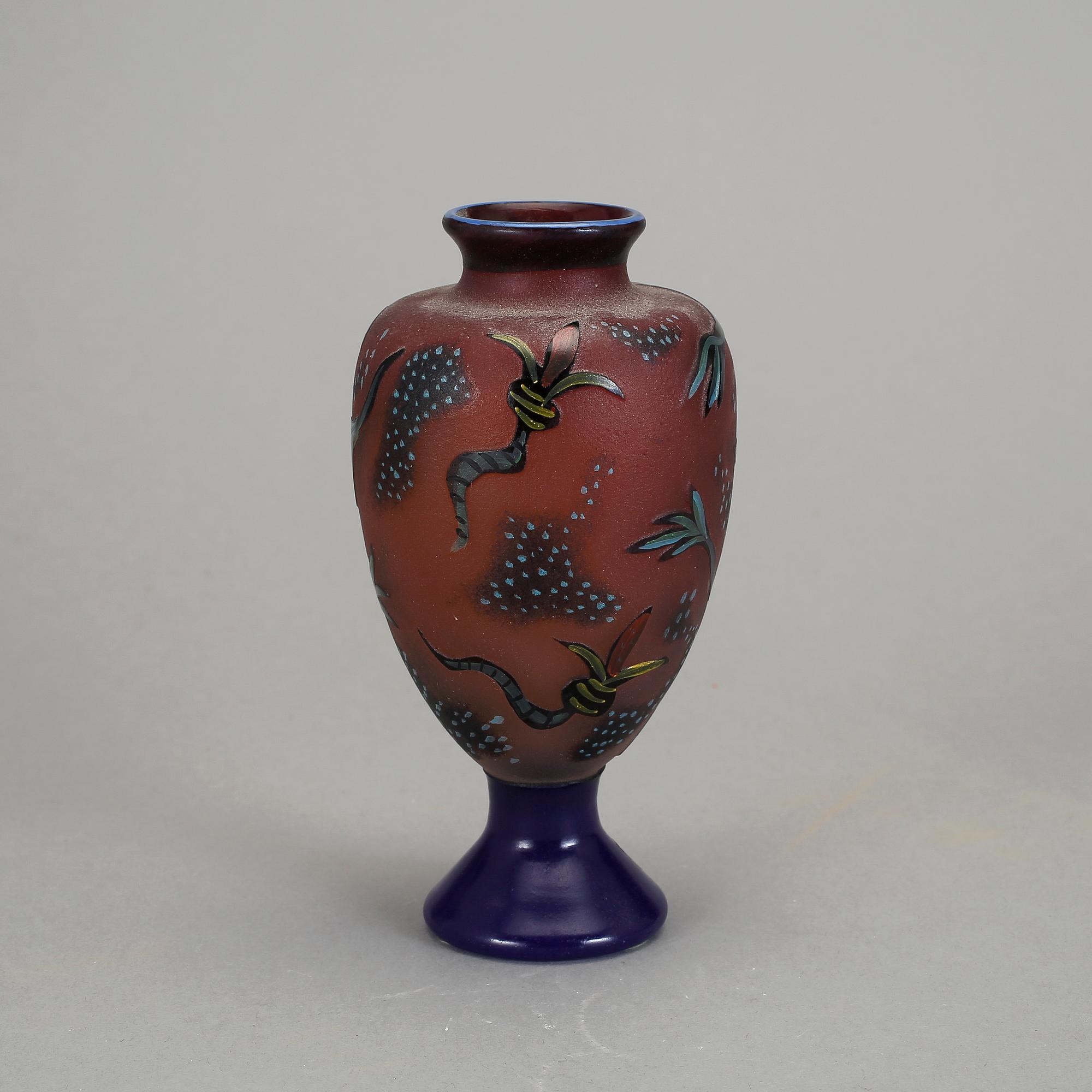 VAS, glas. "Juvel", Ulrica Hydman-Vallien, Kosta Boda 1984. Unik.