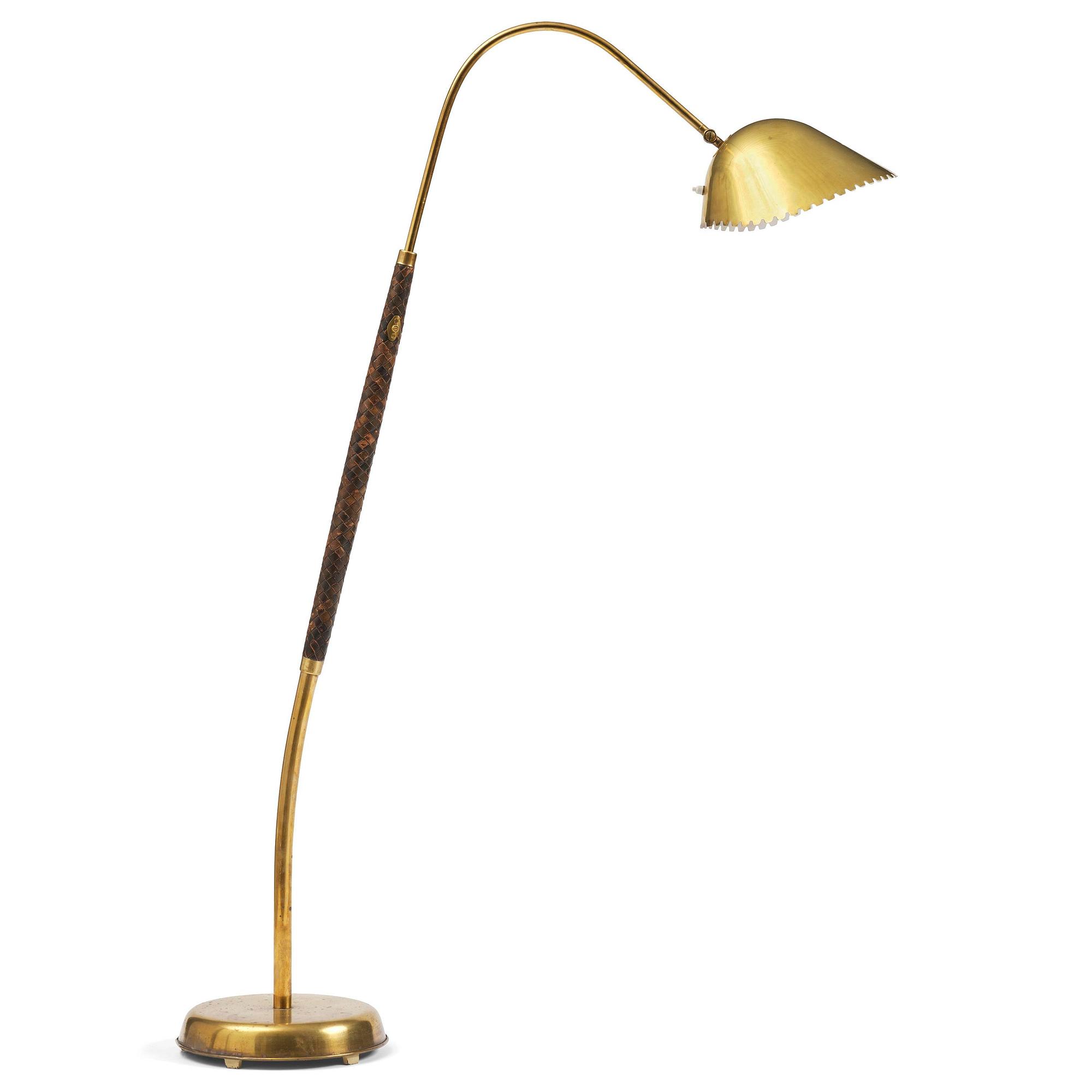 Asea, a rare Swedish Modern floor lamp model A5000, 1940s.