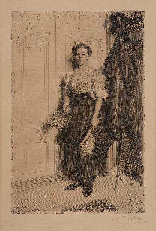 Anders Zorn, "The new maid".