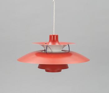 TAKLAMPA, PH-5, Poul Henningsen för Louis Poulsen, Danmark, 1900-talets andra hälft.