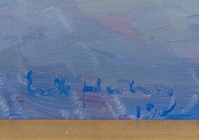 Erik Hedberg, oil on canvas, signed and dated -04.