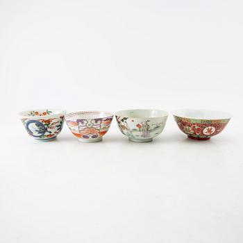 Bowls/cups China 18th-20th century porcelain.