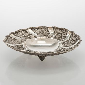 Skål, silver (900), möjligen Mellanöstern, 1900-tal.